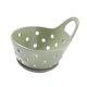 thumbnail image 4 of Cesta de frutas, colador de frutas, frutero con asa, bol decorativo para escurrir Verde, 4 of 9