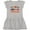 AC-Heather Grey, variant on Inktastic I Love Trucks Girls Toddler Dress