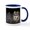 White/Navy Inside, variant on CafePress - Wolf Totem Animal Spirit Guide For Inspiration Mug - 11 oz Ceramic Mug - Novelty Coffee Tea Cup