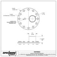 thumbnail image 5 of 2 Inch Aluminum Remote Fuel Cell Filler Neck Flange, 12 Bolt, 5 of 7