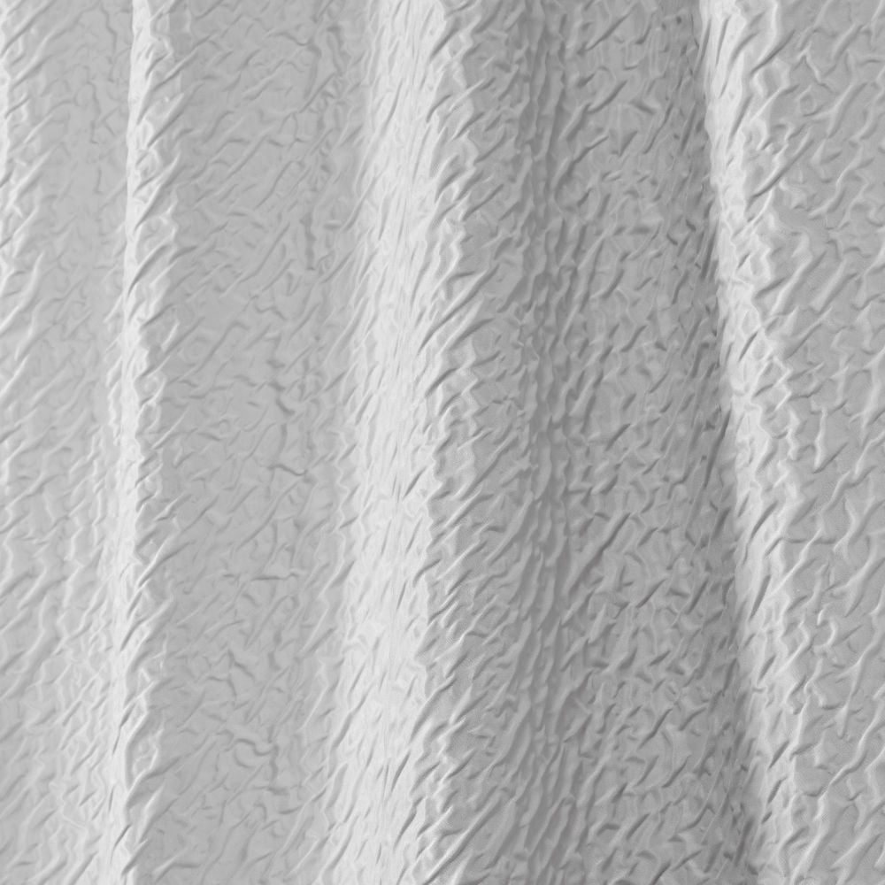 Nicole Miller Textured Matelassé Hidden Tab/Rod Pocket Top Light Filtering Curtain Panel Pair, 50"x96", Dove Grey