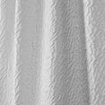 thumbnail image 2 of Nicole Miller Textured Matelassé Hidden Tab/Rod Pocket Top Light Filtering Curtain Panel Pair, 50"x96", Dove Grey, 2 of 7