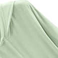 thumbnail image 6 of Holzkary Women's Short Sleeve Plain Hoodie Fashionable Sweatshirt with Hood Loose Comfortable Blouse Classic Tops Sports Summer Shirts Solid Color Sweatshirt Thin Loose Fitting Base Shirt Green Xl, 6 of 8