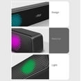 thumbnail image 6 of Slim Sound Bar for TV, 2.1 Channel with Built-in Subwoofer, Bluetooth 5.0 Wireless Wired, for Home Theater, Living Room, 13x2.4x2.4in, 6 of 9