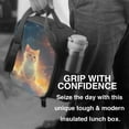 thumbnail image 6 of Rateoe Starry Sky Constellation Cat Lunch Bag Reusable Lunch Box with Shoulder Straps for Men Women Insulated Portable Lunchbox for adults Suitable for School Work Picnic, 6 of 7