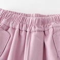 thumbnail image 5 of Xyant Lightweight Silky Jogger Pants for Girls Kids Warm Weather Cargo Loose High Waisted Pants (Pink,15-16 Years), 5 of 5