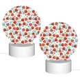 thumbnail image 2 of Salouo Strawberries for Round Acrylic Night Light - Acrylic Sheets with LED Light Lamp Base - Decorative Night Lamp for Restaurant Bar Cafe Shop Room Decoration, 2 of 9