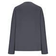 thumbnail image 5 of COMVALUE Women's Bamboo Viscose Long Sleeve Raglan Shirt Slim Fit Layering Top Dark Gray for Size S, 5 of 6
