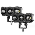 thumbnail image 1 of Focos LED para motocicleta, 2 uds., faro de luz alta/baja de doble Color, 1 of 6