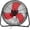 Red, variant on 18" High Velocity Floor Fan, 3800 CFM Heavy Duty Industrial Floor Fan, 3 Speed, 360 Tilt, Wall Mounted & Floor Design for Warehouse, Basement, Factory, Barn, Garage - UL Safety Listed
