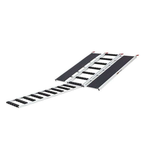 Black Ice SNO-6054-HDXW-EXT-S 5' x 54in Folding Snowmobile Ramp, Extension, Stud Protectors