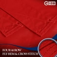 thumbnail image 5 of G128 2 Pack: Tennessee TN State Flag | 6x10 Ft | StormFlyer Series Embroidered 220GSM Spun Polyester | Embroidered Design, Indoor/Outdoor, Brass Grommets, Heavy Duty, All Weather, 5 of 10