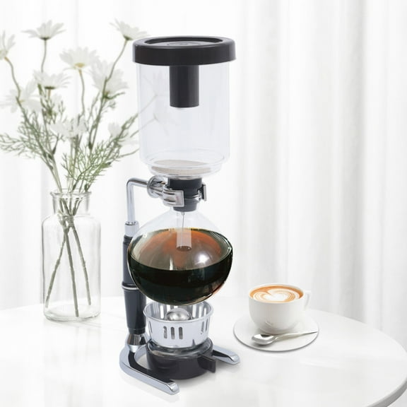 Coffee Syphon Tabletop Siphon (Syphon) Coffee Maker Maker Brewer Machine 5-Cup
