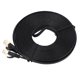 thumbnail image 1 of Acesorio de cable de Ethernet, 10 Gigabit Cat7 Oxímeno Núcle de Cobre Libre de Cobre Cable Negro Recubrimiento de Recubrimiento de PVC Amplia Aplicación 10 Metros para, 1 of 7
