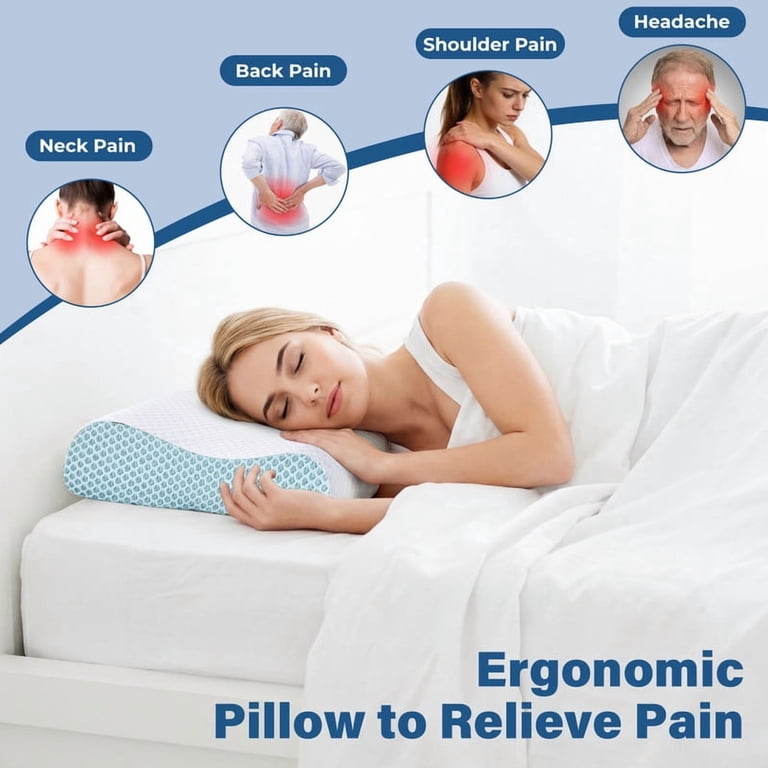 Vccoem Cervical Memory Foam Contour Neck Pillow photo 7