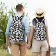 thumbnail image 4 of Balery Seamless Pattern Cute Panda Mochila Clásica Impresa Básica para Viaje, Mochila Escolar Resistente al Agua, Mochila de Lona con Correas Ajustables-Small, 4 of 5