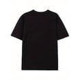 thumbnail image 2 of Girls' Round Neck T-Shirt, Casual And Comfortable, 95% Cotton, Print T-Shirt., 2 of 7