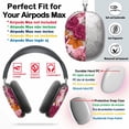 thumbnail image 2 of Protective Cover for AirPods Max Vintage Boho Florals Hot Pink Bouquets=13 Headphones Aesthetic Print Snap On Cases, 2 of 5