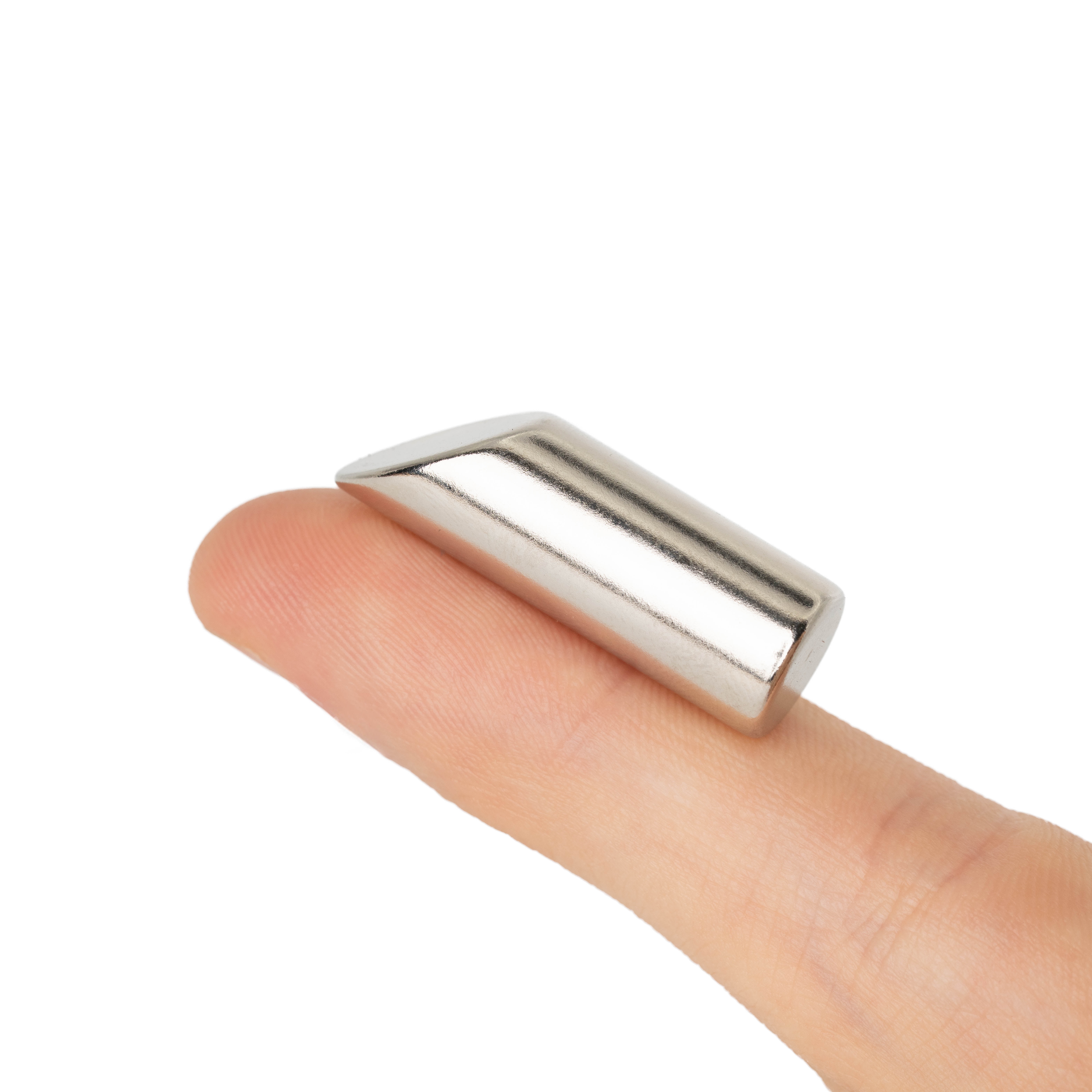 N42 Neodymium Mitre Magnet - 10mm dia x 30mm thick - 7.93lbs Pull - Pack of 4 - South