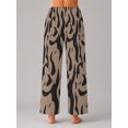 thumbnail image 3 of Women's Pajama Pants with Pockets, Abstract Flame Soft Breathable Lounge Pants, 3 of 8