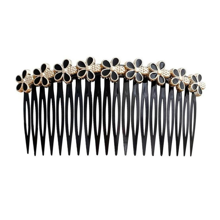 Rhinestone Pearl Hair Comb Plastic Teeth Hair Side Combs Flower Hair Clip  Comb Barrettes Hair Pins Claw Headwear Hair Accessories for Women Ladies  B3F1 