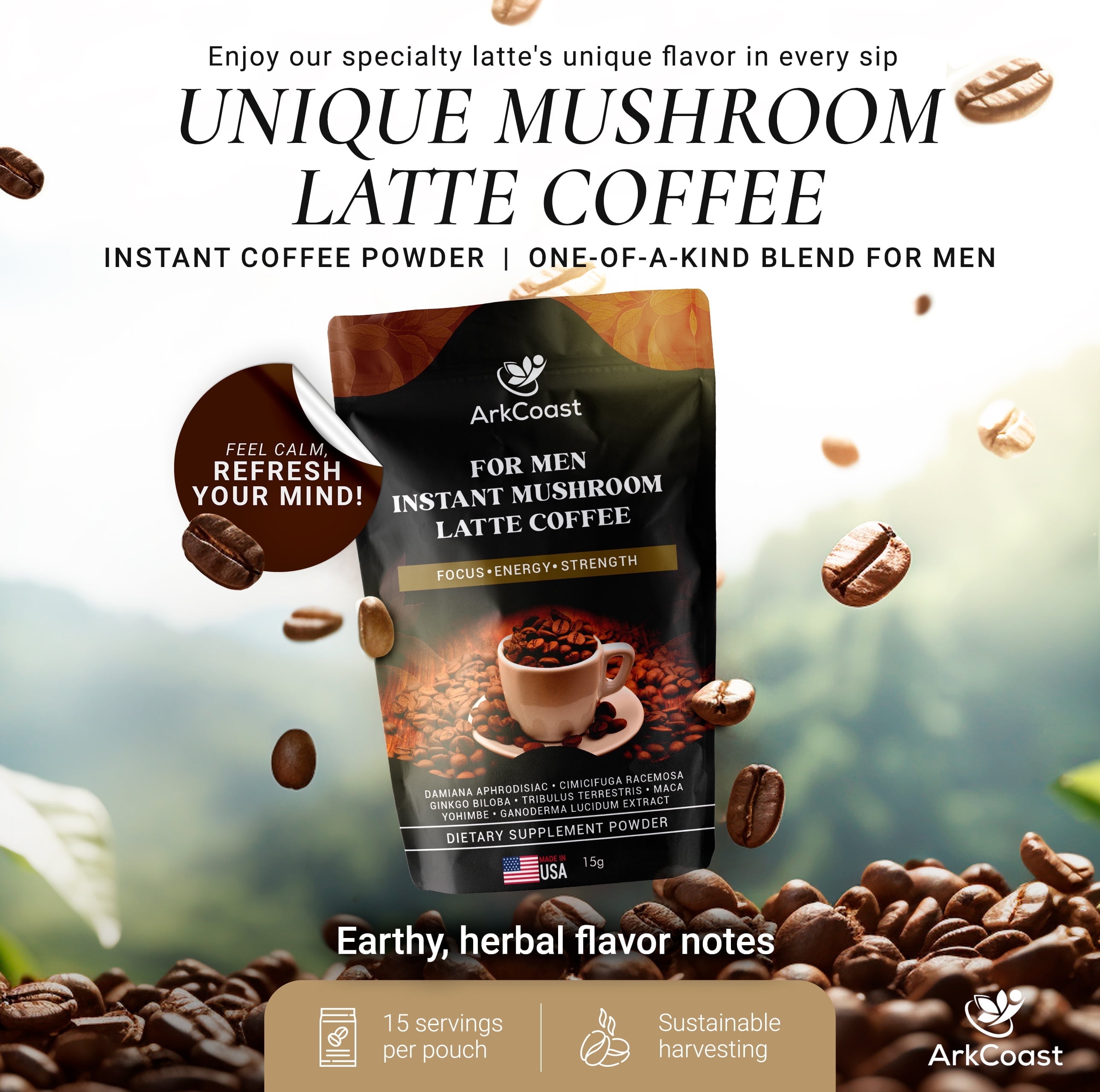 Atomy Cafe Arabica Premium Instant Coffee Mix with Natural