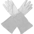 thumbnail image 4 of Guantes de jardinería Guantes de protección de antebrazo largos y resistentes a puñaladas con ribete de rosas, guantes de trabajo para jardín Ormromra CPB-US-DYP679-6, 4 of 5
