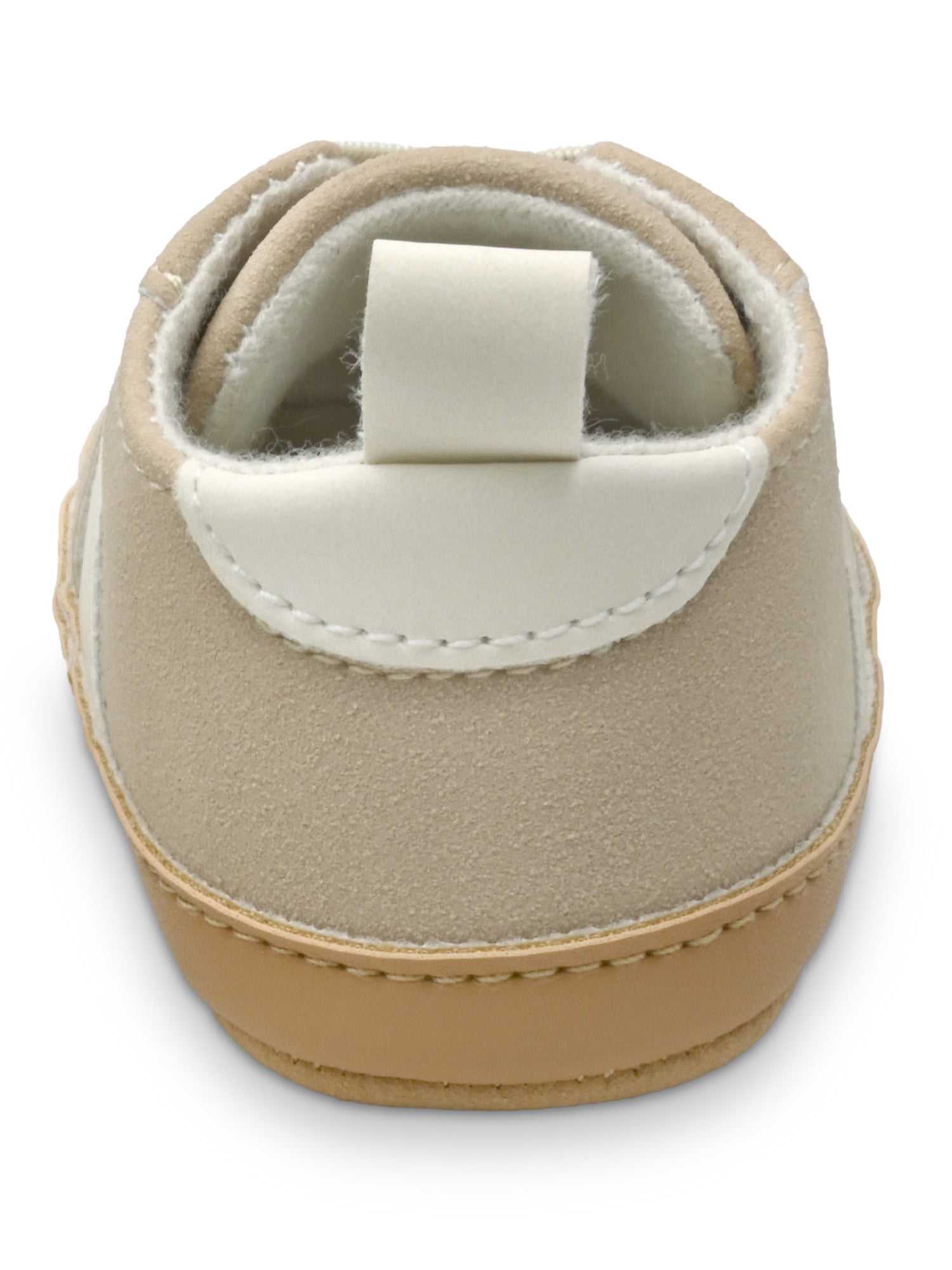 Carter's Child of Mine Infant Unisex Low Top Sneakers, Color Beige, Sizes (0-3) - (3-6) Months