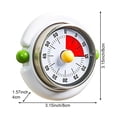 thumbnail image 6 of Wiywef 60-Minute Visual Timer Magnetic Suction Countdown Alarm Clock Visual Display Countdown Timer for Classroom Teaching Cooking, 6 of 7