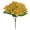 Yellow, variant on 1Pc 11" UV Resistant Fake Flowers for Outside, Faux Yellow Geranium Blossom Bundle, Silk Floral Plant Stem for Hanging Basket Patio Garden