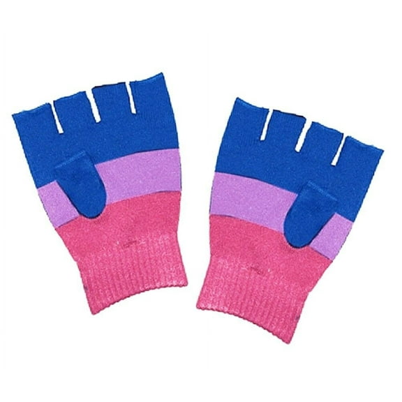 Pride Shack - Bisexual Pride Fingerless Gloves - LGBTQ Bi Pride Apparel