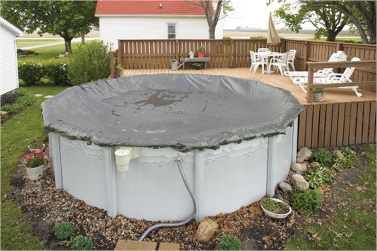 Tan Details about   21' Round Above Ground Swimming Pool Winter Cover 20 Year 