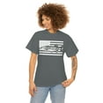 thumbnail image 2 of Northern Pike Fishing American Flag T-Shirt, 2 of 4