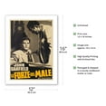 thumbnail image 2 of Force of Evil - Starring John Garfield - Vintage Italian Film Movie Poster by Averardo Ciriello c.1948 - Bamboo Fine Art 290gsm Paper (Unframed) 12x16in, 2 of 4