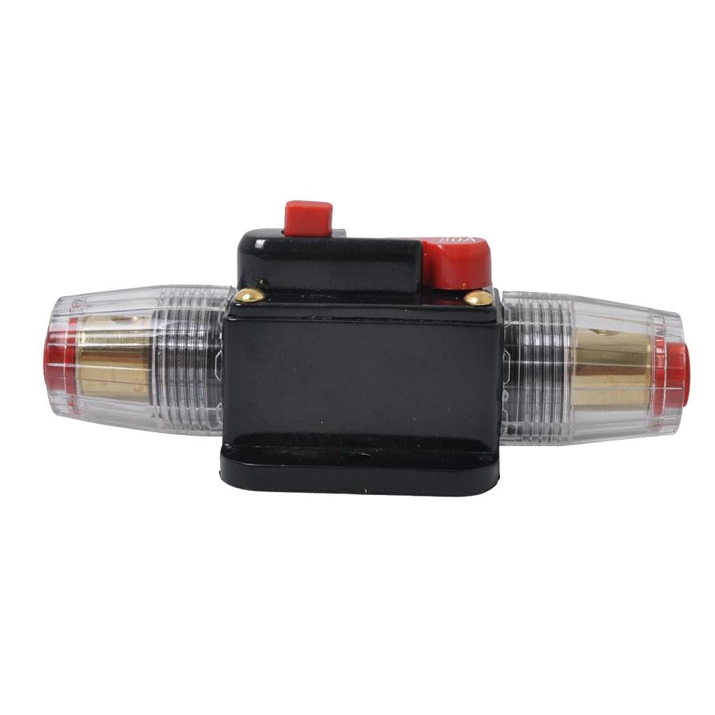 Nishiyuenyi 2 Pieces. 60A Automatic Fuse Holder Fuse Holder Bracket Automatic 12V-24V DC