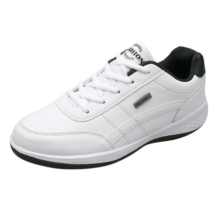 

Povozer Mens Shoes Fashion Running Sneaker Casual Sport Shoes Breathable Comfortable Walking Shoes(White 10)