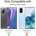 thumbnail image 2 of Tauri 2 Pack Flexible TPU Film Screen Protector + 2 Pack Camera Lens Protector Compatible for Samsung Galaxy Note 20 5G 6.7 - inch HD-Clear Bubble Free ClearClear-, 2 of 7