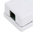 thumbnail image 2 of SUTENGDA RJ45 Surface Mount Box  Cat6 Single Port  Desktop Network Junction Box for Home & Office Ethernet Connections  Easy Install Cable Management System, 2 of 9