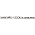 thumbnail image 4 of 925 Sterling Silver 3.25mm Byzantine Chain 24 Inch, 4 of 5