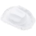 thumbnail image 4 of Sombreros de vaquero para mujer, sombrero de vaquera rosa con plumas esponjosas, novedad divertida, 4 of 4
