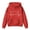 Red, variant on Kids'Long Sleeve Hooded Top Girl's Fall/Winter Valentine's Day EKG Printed Padded Hooded Throwback Pocket Sweatshirt Big Girls' Printed Pullover Sweatshirt