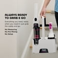 thumbnail image 4 of Shark StainForce Cordless Spot, Stain, & Odor Portable Cleaning System, for Carpets, Area Rugs, Upholstery, Stairs, with Storage Caddy, Accessories, and Full-Size Cleaning Solution, HX100 White, 4 of 15