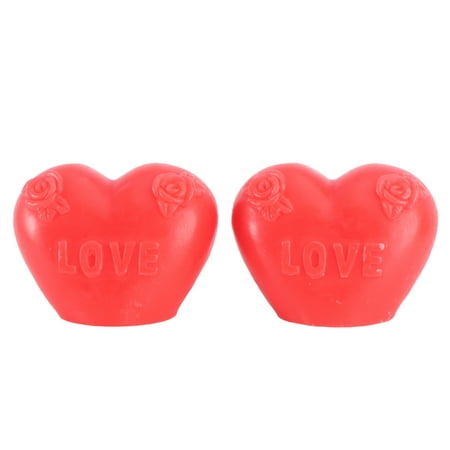 

2Pcs Decorative Candle Lamps LED Photo Taking Props Valentine s Day Present Red