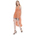 thumbnail image 4 of Womens Hippie Bohemian Floral Crochet Lace Trim Sleeveless Vest Cardigan, 4 of 5