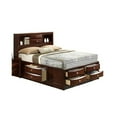 thumbnail image 4 of Global Furniture USA Linda Contemporary New Merlot Storage Queen Bed, 4 of 6