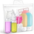thumbnail image 2 of 16 Pack Travel Bottles - Travel Essentials Toiletries - TSA Approved Size - Empty Plastic Bottles with Sticker Sheet, Funnels, Spray Bottle & Carry - Shampoo, Lotion, Oil & Sanitizer, 2 of 9
