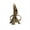 Bronze, variant on Vintage Eiffel Tower Keychain | Unisex Alloy Key Chain Accessory | Paris Tourist Souvenir Gift | 2.3cm x 2.3cm
