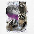 thumbnail image 3 of Racoons Howling at the Moon Women's Tank Top Funny Galaxy Wildlife Universe Humor Weird Animal in Space, 3 of 7