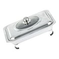 thumbnail image 1 of Guardoinrt Stainless Steel Chafing Dish with Cover Holder Serving Tray for Parties StyleA Style A 1Set, 1 of 6