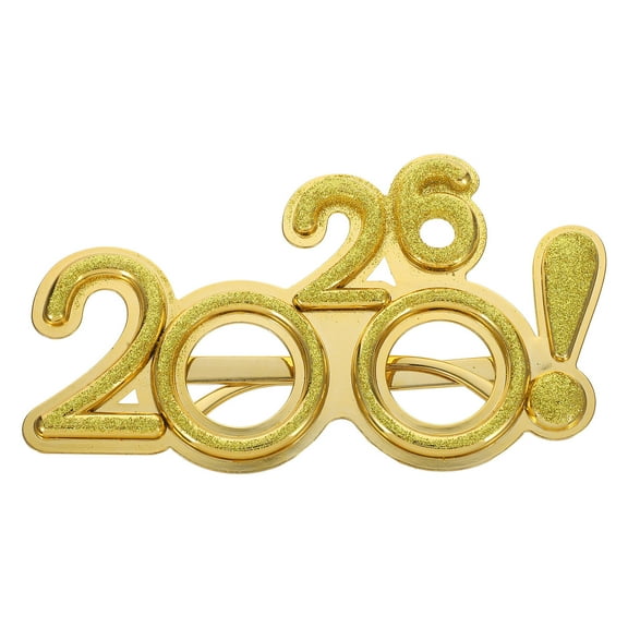 IBASETOY New Years Eve Party Favors 1Pack Golden PC Party Decoration For Graduation Parties